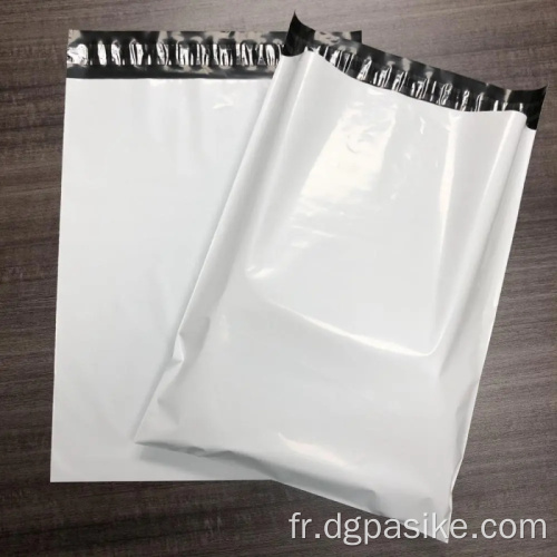 Sac en plastique en plastique coloré personnalisé en gros.